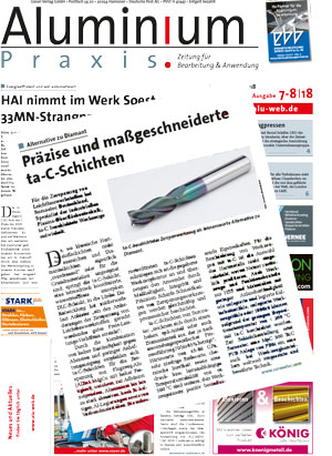 Aluminium Praxis und die ta-C-Schichten