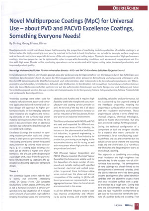 Novel multipurpose coatings (MpC) for universal use